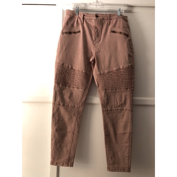 Mossimo Supply Co. Denim - Mossimo pink moto jeggings 12